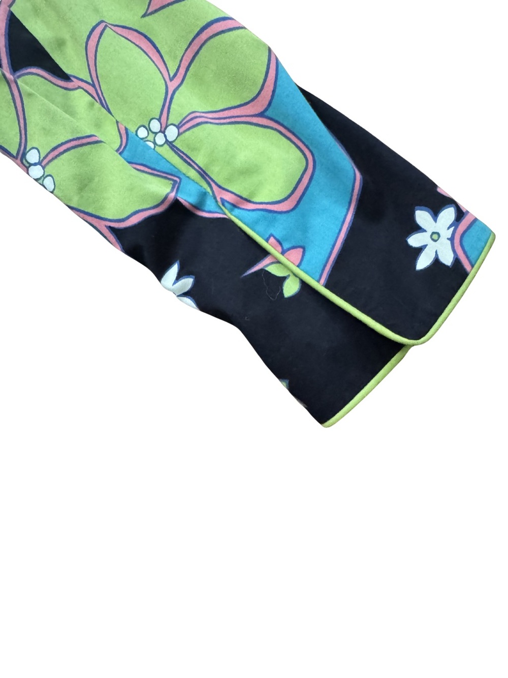 Studio by JPR Floral Patchwork Blazer - Lime Green Blue Black - Picture 5 of 11